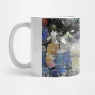 Abstract portrait painting Mug